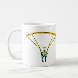 Paragliding Stickman Koffiemok