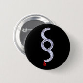 paragraaf Gesetz Blut Blutstropfen Ronde Button 5,7 Cm (Voorkant /achterkant)