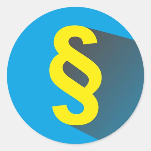 Paragraaf Ronde Sticker (Voorkant)