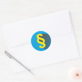 Paragraaf Ronde Sticker (Envelop)
