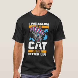 Paragrafen Kat Hanggliding Aerial Sports Glider P T-shirt