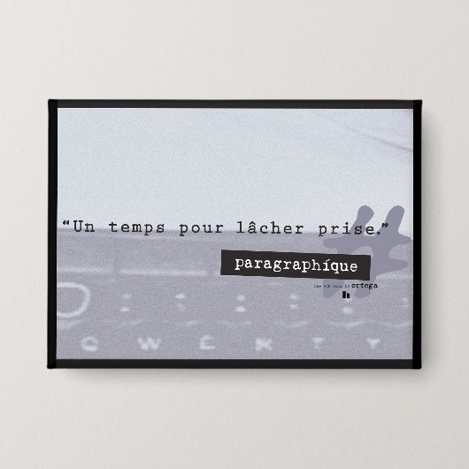 Paragraphíque Pin Button (Voorkant)