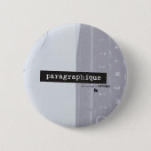 Paragraphíque Round Pin Ronde Button 5,7 Cm (Voorkant)