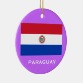 PARAGUAY* Aangepaste kerstversiering Keramisch Ornament (Rechts)
