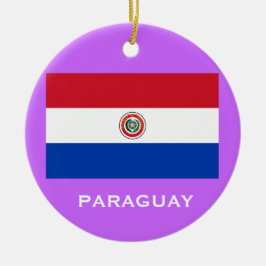 PARAGUAY* Aangepaste kerstversiering Keramisch Ornament