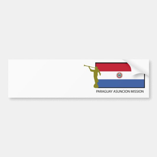 Paraguay Asuncion Mission LDS CTR Bumpersticker (Voorkant)