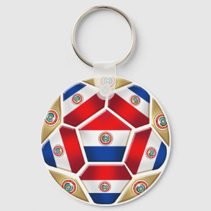 Paraguay ball 2010 2014 voetbal geschenken sleutelhanger