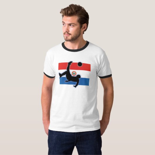 Paraguay Bicycle Kick T-shirt (Voorkant volledig)