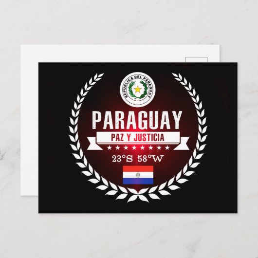 Paraguay Briefkaart (Voorkant / Achterkant)