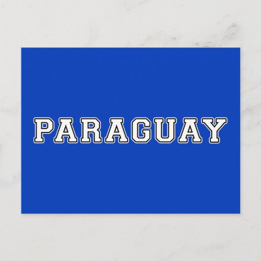 Paraguay Briefkaart (Voorkant)