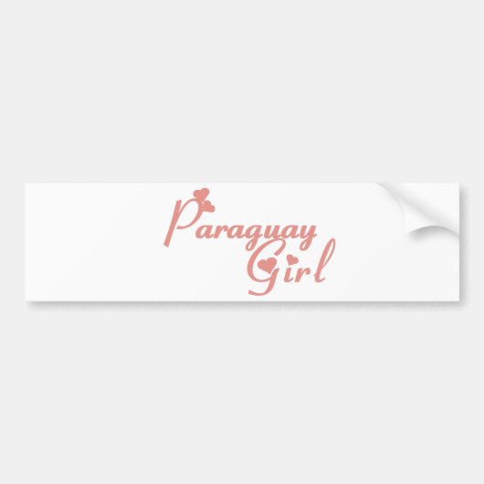 Paraguay Bumpersticker (Voorkant)