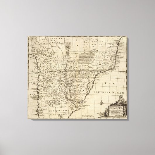 Paraguay Canvas Afdruk (Voorkant)