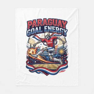 Paraguay Doel Energie Skelet Aanvaller Naties Vet Fleece Deken