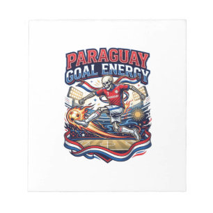 Paraguay Doel Energie Skelet Aanvaller Naties Vet Notitieblok