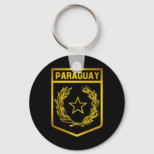 Paraguay Emblem Sleutelhanger (Voorkant)