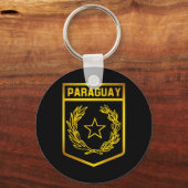 Paraguay Emblem Sleutelhanger (Voorkant)