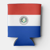 Paraguay Flag Blikjeskoeler (Voorkant)