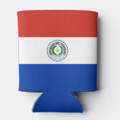 Paraguay Flag Blikjeskoeler (Achterkant)