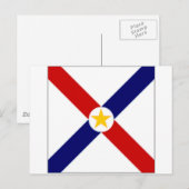 Paraguay Flag Briefkaart (Voorkant / Achterkant)