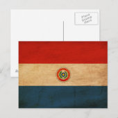 Paraguay Flag Briefkaart (Voorkant / Achterkant)