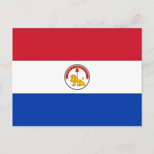Paraguay Flag Briefkaart (Voorkant)