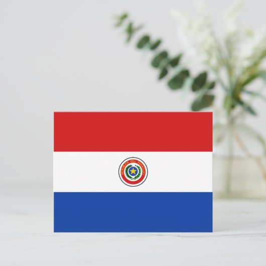 Paraguay Flag Briefkaart (Staand voorkant)