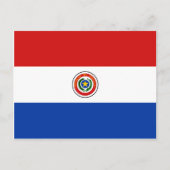 Paraguay Flag Briefkaart (Voorkant)