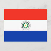 Paraguay Flag Briefkaart (Voorkant)