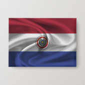 Paraguay Flag Button (Voorkant)
