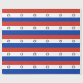 Paraguay Flag Cadeaupapier (Vlak)