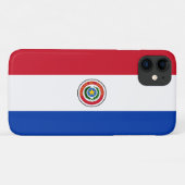 Paraguay Flag Case-Mate iPhone Case (Achterkant (horizontaal))