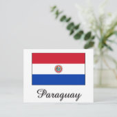 Paraguay Flag Design Briefkaart (Staand voorkant)