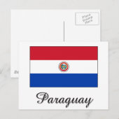 Paraguay Flag Design Briefkaart (Voorkant / Achterkant)