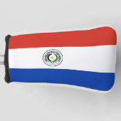 Paraguay Flag Golfheadcover (Voorkant)
