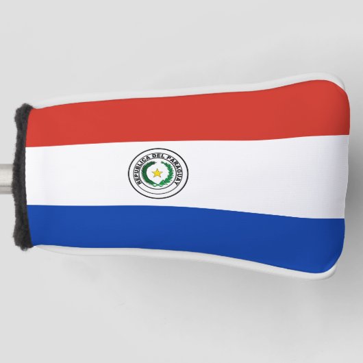 Paraguay Flag Golfheadcover (Voorkant)