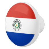 Paraguay Flag Keramische Knop (Rechts)