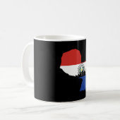 Paraguay Flag Koffiemok (Voorkant links)