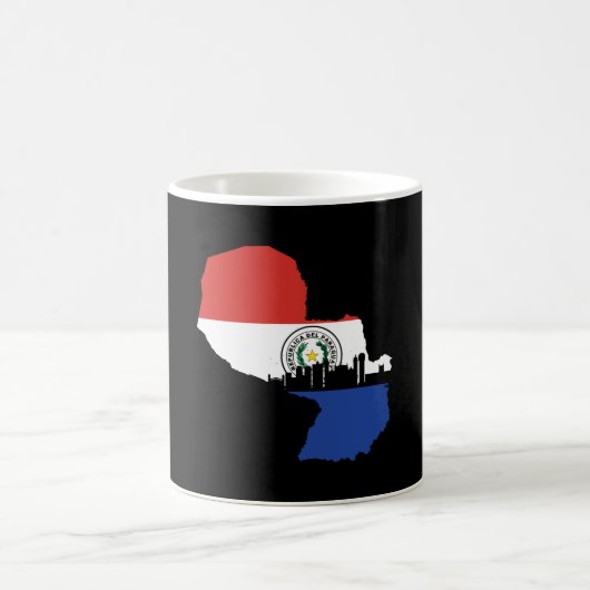Paraguay Flag Koffiemok (Center)