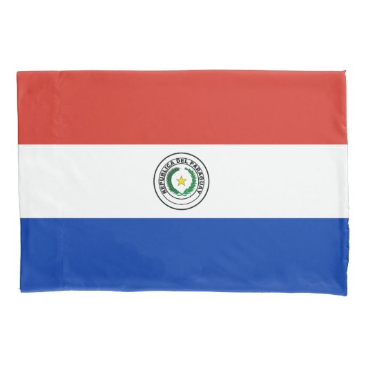 Paraguay Flag Kussensloop (Voorkant)