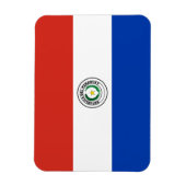 Paraguay Flag Magneet (Verticaal)