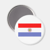 Paraguay Flag Magneet (Voorkant / Achterkant)