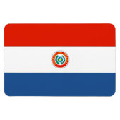 Paraguay Flag Magneet (Horizontaal)