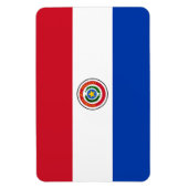 Paraguay Flag Magneet (Verticaal)