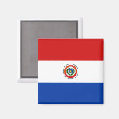 Paraguay Flag Magnet (Voorkant / Achterkant)