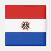 Paraguay Flag Magnet (Voorkant)