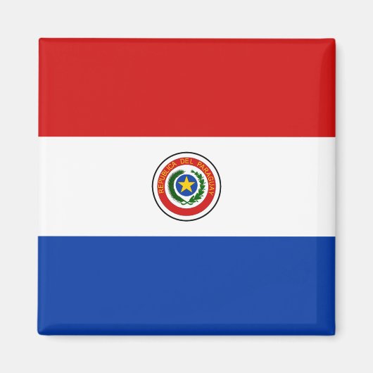 Paraguay Flag Magnet (Voorkant)