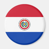 Paraguay Flag Magnet (Voorkant)