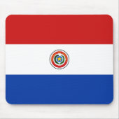 Paraguay Flag Mousepad Muismat (Voorkant)
