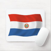 Paraguay Flag Mousepad Muismat (Met muis)
