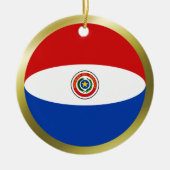 Paraguay Flag Ornament (Voorkant)